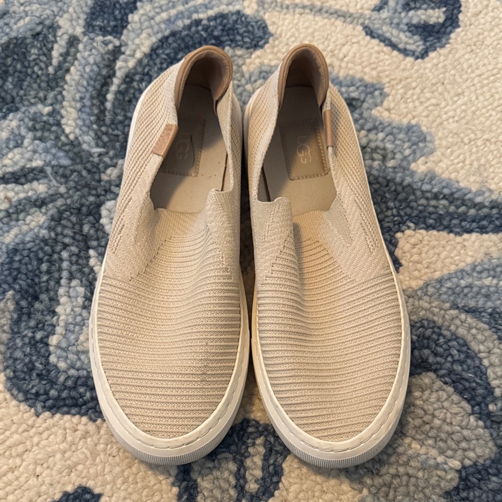 UGG Women's Knit Slip-On Sneakers - Beige